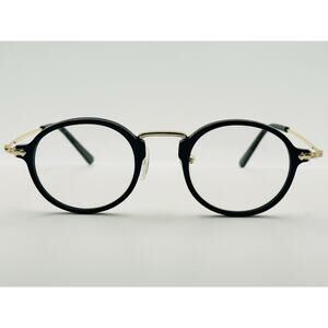 CAPRI DC342 BLACK GOLD EYEGLASSES SUNGLASSES FRAMES 43-23-140